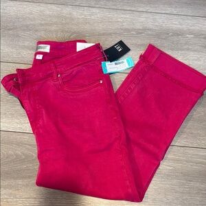 Kut from the Kloth Women's Hot pink capri Jeans